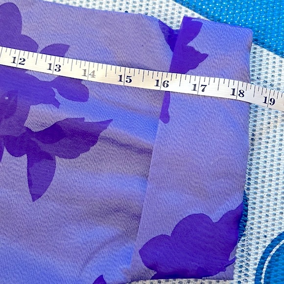 Options by Delta Burke Purple Florals Printed - Picture 6 of 6